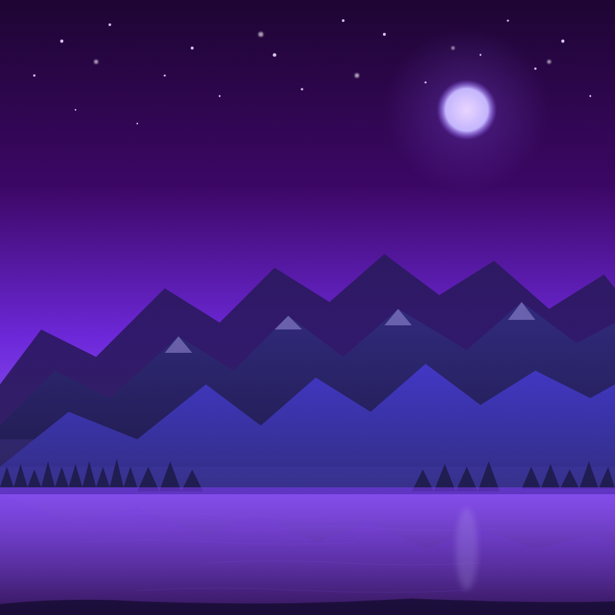 Apollo generated mountain landscape